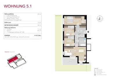 4-Zimmer-Wohnung kaufen in Graz-Umgebung – 87 m², € 417.764 – Bild 5 von 10