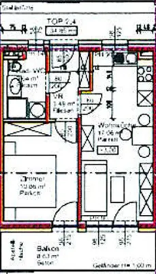 2-Zimmer-Wohnung mieten in Graz – 34,85 m², € 596 – Bild 9 von 9
