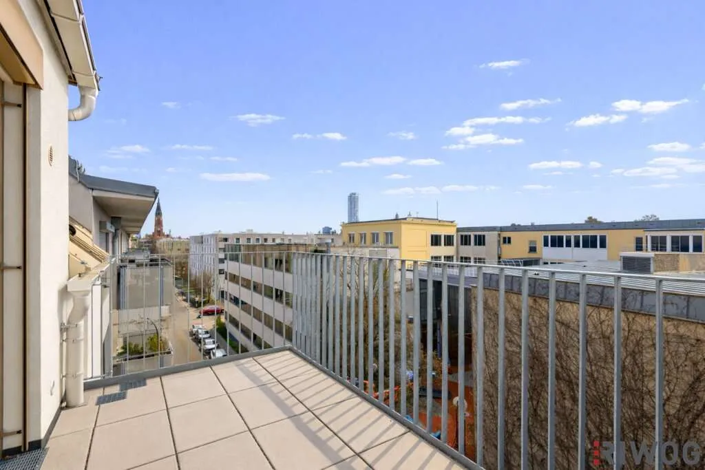 DG-ERSTBEZUG mit BALKON | Nähe Alte Donau | Fernwärme & Klima | Schlafzimmer hofseitig | Ideal für Anleger oder Eigennutzer | TG-Stellplatz optional | Nachhaltiges Projekt – pohled 2