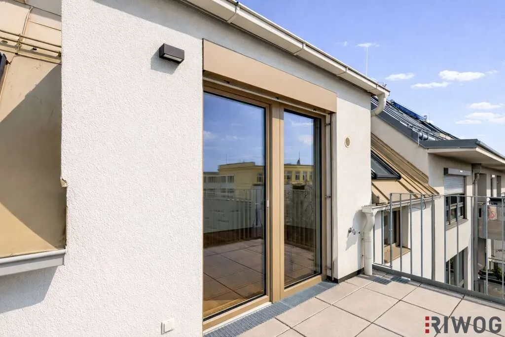 DG-ERSTBEZUG mit BALKON | Nähe Alte Donau | Fernwärme & Klima | Schlafzimmer hofseitig | Ideal für Anleger oder Eigennutzer | TG-Stellplatz optional | Nachhaltiges Projekt – pohled 3