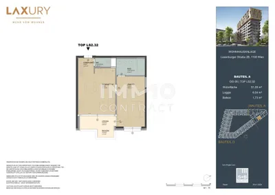 2-Zimmer-Wohnung kaufen in Wien – 51,09 m², € 380.000 – Bild 11 von 11