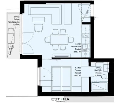 2-Zimmer-Wohnung kaufen in Wien – 37,46 m², € 239.900 – Bild 9 von 9