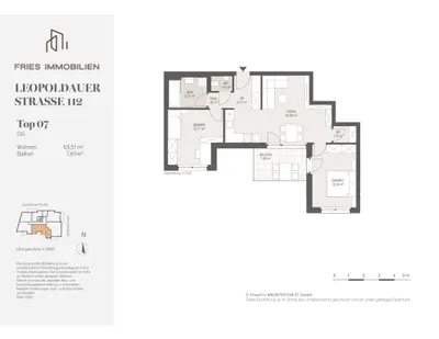 3-Zimmer-Wohnung mieten in Wien – 63,51 m², € 1.250 – Bild 11 von 11