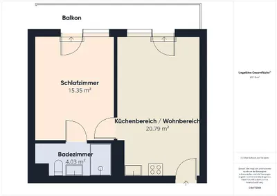 2-Zimmer-Wohnung mieten in Wien – 45,72 m², € 747 – Bild 19 von 19