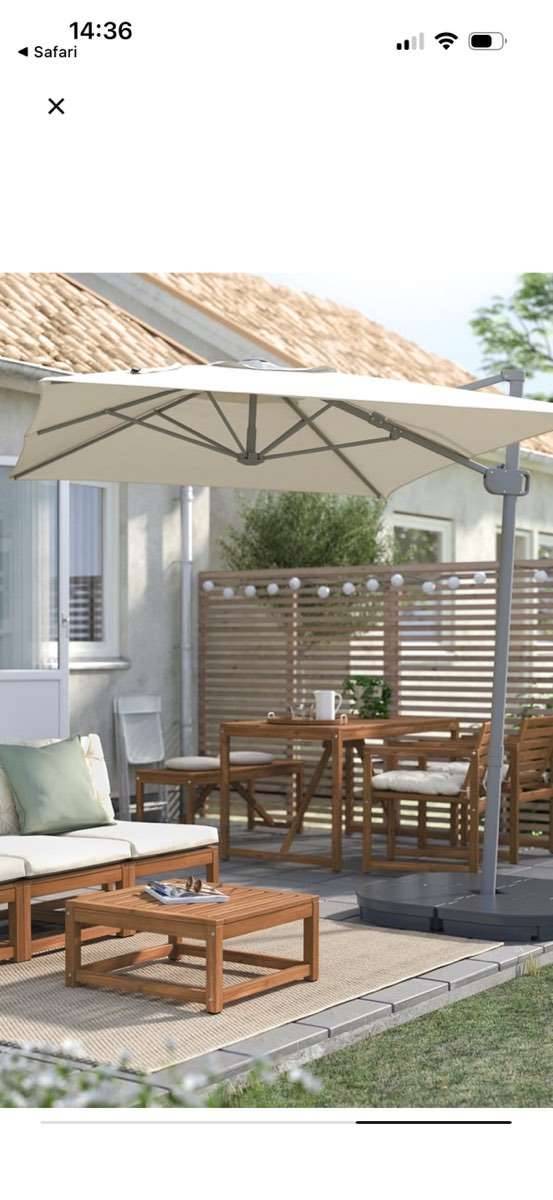 Svaln Ikea Sonnenschirm,  30,- (2491 Neufeld an der Leitha) - willhaben