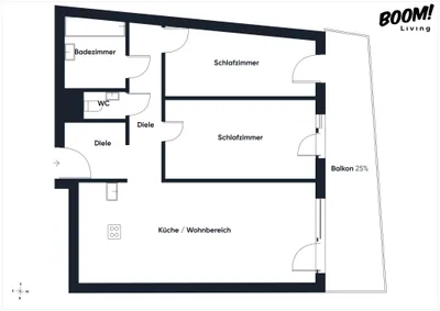 3-Zimmer-Wohnung kaufen in Wien – 78 m², € 513.500 – Bild 9 von 9