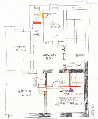 3-Zimmer-Wohnung mieten in Klagenfurt – 100 m², € 1.340 – Bild 20 von 20