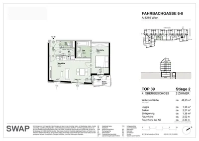 2-Zimmer-Wohnung kaufen in Wien – 48,25 m², € 320.100 – Bild 15 von 15