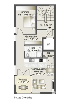 2-Zimmer-Wohnung kaufen in Feldkirch – 57,64 m², € 429.000 – Bild 22 von 25