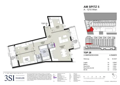 4-Zimmer-Wohnung kaufen in Wien – 92,32 m², € 654.300 – Bild 8 von 8
