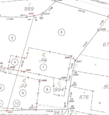 Grundstück kaufen in Perg – 1 389 m², € 83.340 – Bild 3 von 3