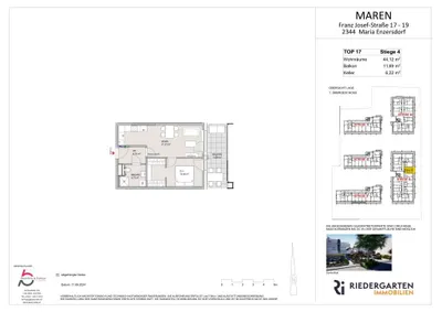 2-Zimmer-Wohnung kaufen in Mödling – 44,19 m², € 306.600 – Bild 20 von 24