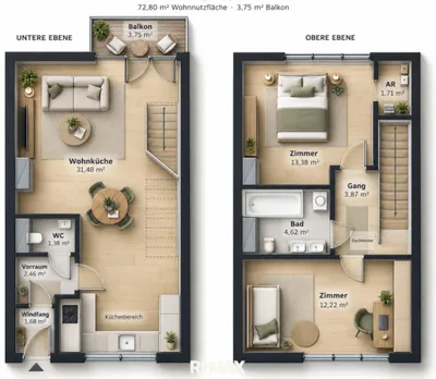 3-Zimmer-Wohnung kaufen in Mödling – 72 m², € 315.000 – Bild 27 von 27
