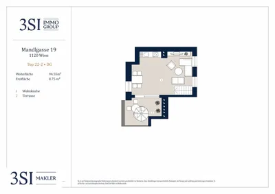 3-Zimmer-Wohnung kaufen in Wien – 94,55 m², € 639.000 – Bild 9 von 9