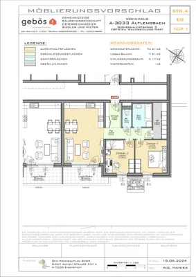 3-Zimmer-Wohnung mieten in Sankt Pölten Land – 73,78 m², € 790 – Bild 16 von 16