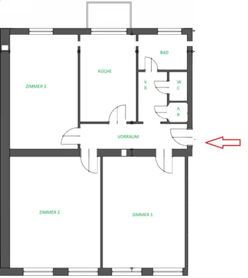 3-Zimmer-Wohnung mieten in Graz – 99,63 m², € 1.098 – Bild 12 von 12
