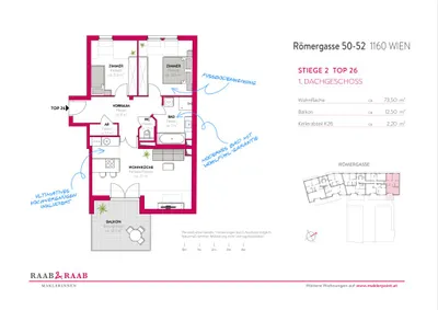 3-Zimmer-Wohnung mieten in Wien – 73,5 m², € 1.549 – Bild 21 von 21