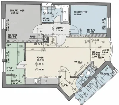 3-Zimmer-Wohnung kaufen in Wien – 69,93 m², € 425.000 – Bild 4 von 4