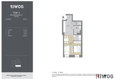 1-Zimmer-Gewerbeimmobilie kaufen in Wien – 40,04 m², € 185.000 – Bild 11 von 11