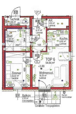 Wohnung mieten in Waidhofen an der Thaya – 54,64 m², € 746 – Bild 5 von 13