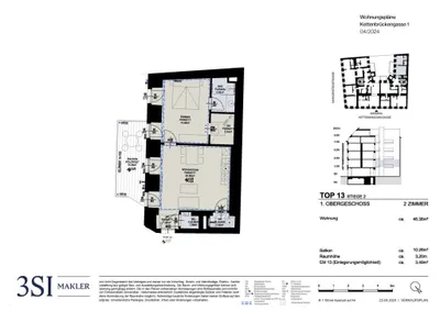 2-Zimmer-Wohnung kaufen in Wien – 46,38 m², € 499.000 – Bild 8 von 8