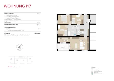 4-Zimmer-Wohnung kaufen in Graz – 99 m², € 332.098 – Bild 2 von 13