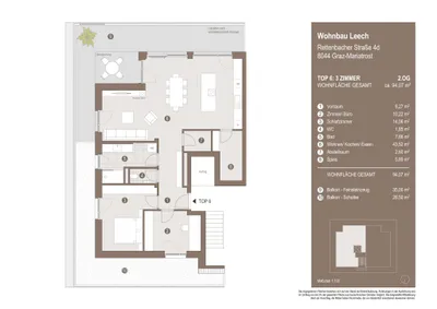 3-Zimmer-Wohnung kaufen in Graz – 96,26 m², € 696.118 – Bild 13 von 13