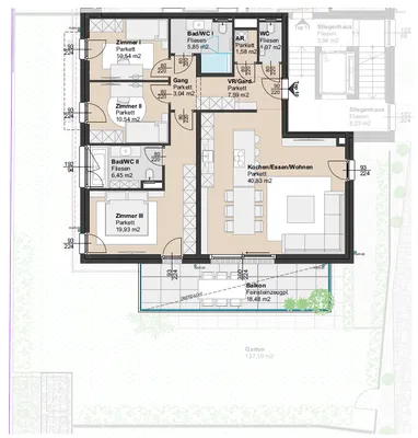 4-Zimmer-Wohnung kaufen in Mödling – 111 m², € 915.000 – Bild 7 von 7