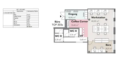 Gewerbeimmobilie mieten in Wien – 99 m², € 3.625 – Bild 2 von 2