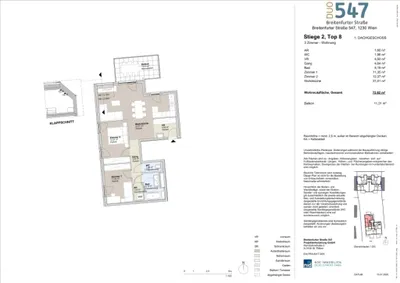 3-Zimmer-Wohnung kaufen in Wien – 73,69 m², € 539.000