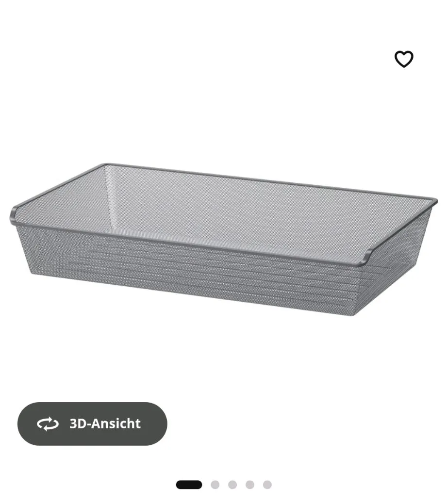 Ikea KOMPLEMENT Netzdrahtkorb, € 10,- (2452 Mannersdorf am Leithagebirge)
