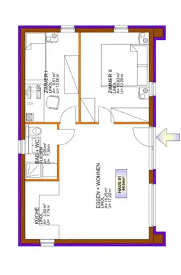 2-Zimmer-Haus kaufen in Oberwart – 44 m², € 137.000 – Bild 3 von 3