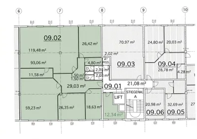 7-Zimmer-Gewerbeimmobilie mieten in Linz – 284 m², € 3.827 – Bild 26 von 26