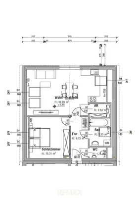 2-Zimmer-Wohnung mieten in Linz – 63 m², € 976 – Bild 6 von 6