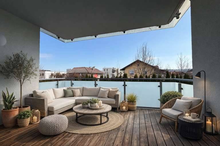 Neuwertige 2-Zimmer-Wohnung (BJ 2017) mit Balkon/Terrasse, inklusive Carport & Stellplatz in Toplage Mattighofen - Ansicht 3