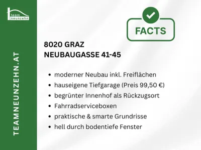 2-Zimmer-Wohnung mieten in Graz – 55,71 m², € 899 – Bild 13 von 24