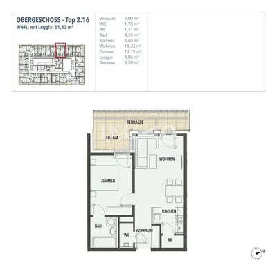 2-Zimmer-Wohnung kaufen in Wien – 47,27 m², € 295.500 – Bild 14 von 14