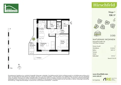 Immobilie kaufen in Wien – 51,46 m², € 270.000 – Bild 27 von 27