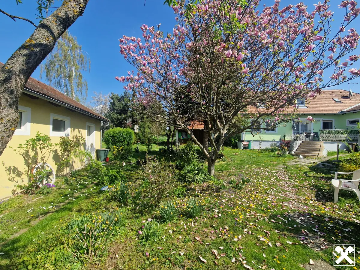 RARITÄT IN HOLLABRUNN: CHARMANTES, SANIERUNGSBEDÜRTIGES LANDHAUS MIT BAULANDRESERVE IN SEHR GUTER WOHNLAGE MIT HERRLICHEM GARTEN SAMT ALTBAUMBESTAND - Ansicht 3