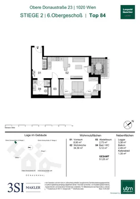 1-Zimmer-Wohnung kaufen in Wien – 51,05 m², € 555.000 – Bild 35 von 35