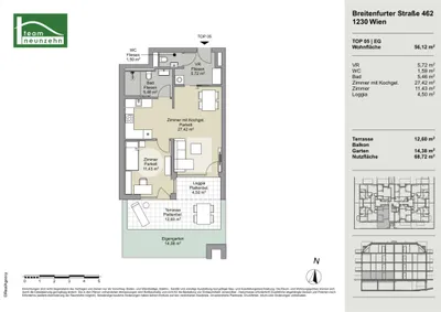 2-Zimmer-Wohnung kaufen in Wien – 51,62 m², € 392.280 – Bild 18 von 18