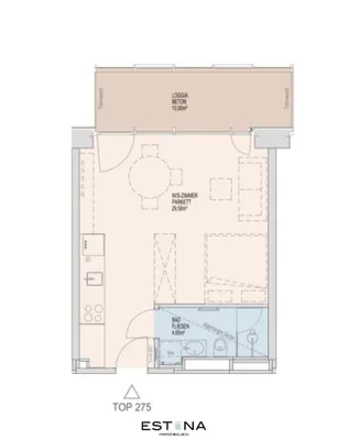 1-Zimmer-Wohnung mieten in Wien – 34,23 m², € 1.250 – Bild 18 von 18