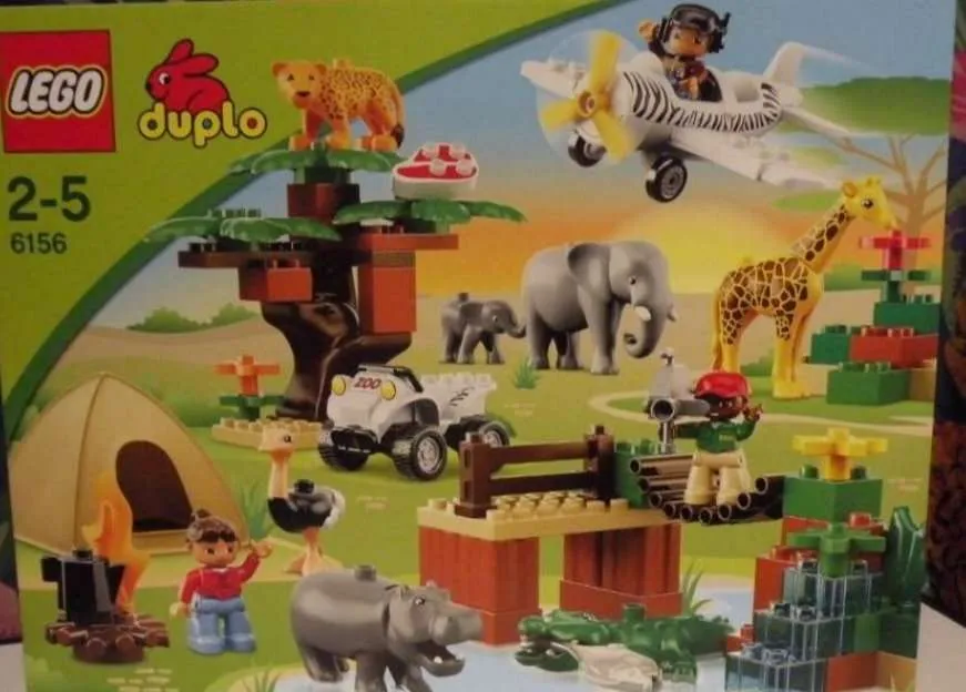 duplo 6156 lego duplo safari animals
