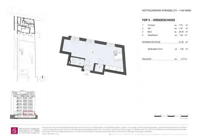 1-Zimmer-Gewerbeimmobilie kaufen in Wien – 31 m², € 183.080 – Bild 10 von 12