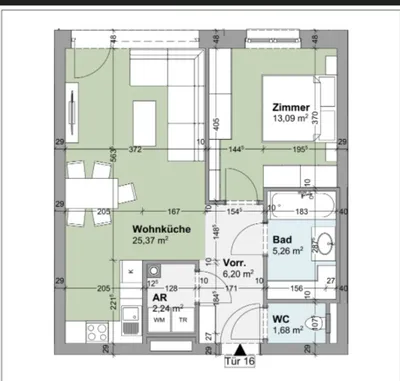 2-Zimmer-Wohnung kaufen in Sankt Pölten Land – 54 m², € 181.100 – Bild 20 von 20