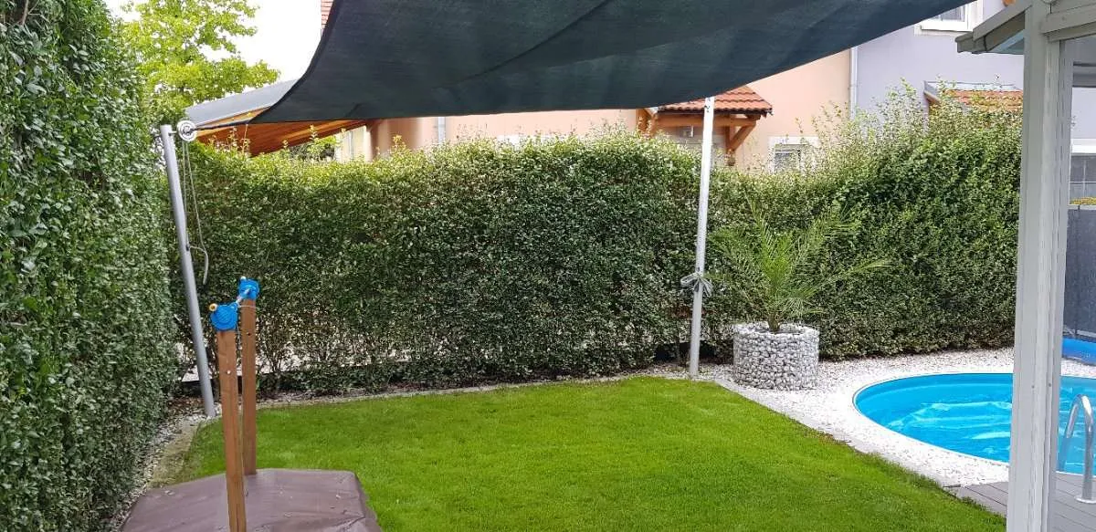 markisen vorhang wohnmobil View Blocker Sonnenschutz, 2.4m x 3m Winddurchlässige Vorderwand Farbe:Uni Terrakotta Orange Montagekit Terrassenüberdachung anthrazit 6x5 m