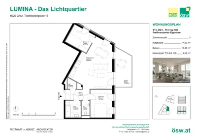 3-Zimmer-Wohnung kaufen in Graz – 77,8 m², € 344.000 – Bild 11 von 11