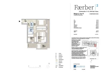 3-Zimmer-Wohnung kaufen in Baden – 71,37 m², € 398.000