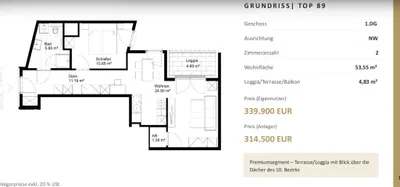 2-Zimmer-Wohnung kaufen in Wien – 53,2 m², € 329.900 – Bild 19 von 21