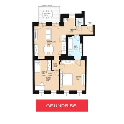 3-Zimmer-Wohnung kaufen in Wien – 80,59 m², € 549.000 – Bild 19 von 19